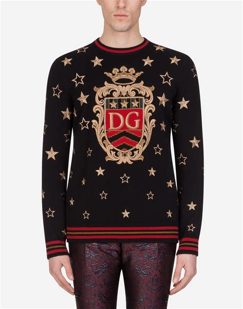 dolce gabbana sweatshirt herren|dolce and gabbana jumper men's.